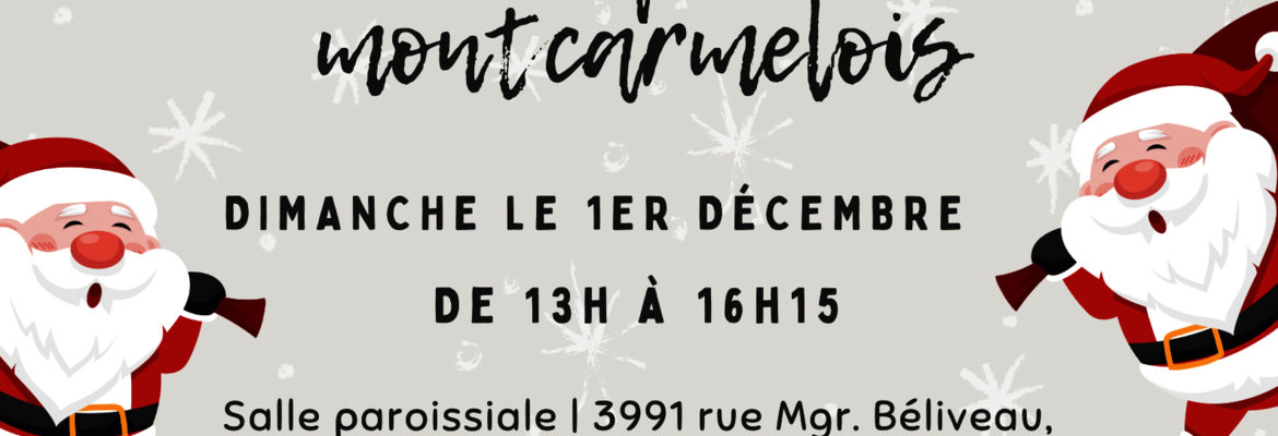 Fête de Noël pour les enfants montcarmelois 