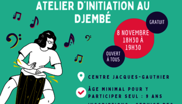 Atelier d'initiation au Djembé