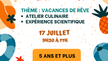 Activité du club de lecture | jeudi 17 juillet